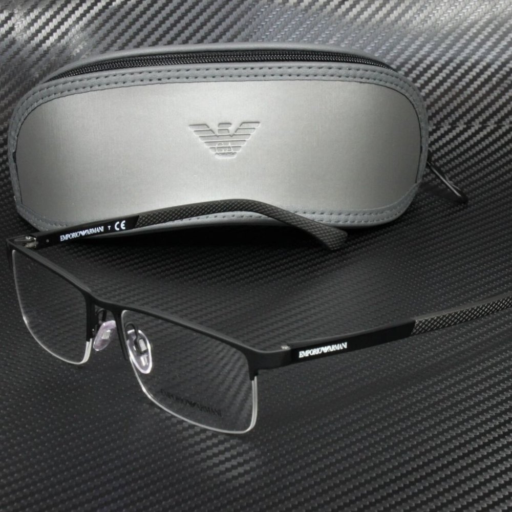 Emporio Armani Men's Black Rubber Eyeglasses!